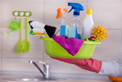 Professional office cleaning in a Haringey workplace reception area